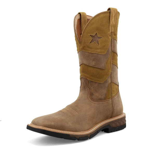 Twisted X Men's - 12" VFW Collection Western Work Boot - Square Toe MENS WESTERN SQUARETOETWISTED X BOOTS