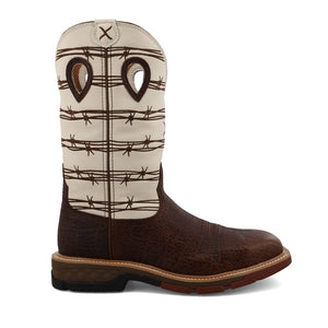 Twisted X Men's - 12" Waterproof Western Work Boot - Alloy Toe MENS WESTERNSQ TSAFETYTWISTED X BOOTS