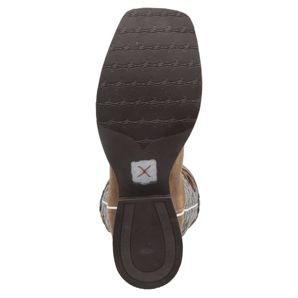 Twisted X Men's - 14" Ruff Stock Blue Bomber Western Boot - Square Toe MENS WESTERN SQUARETOETWISTED X BOOTS