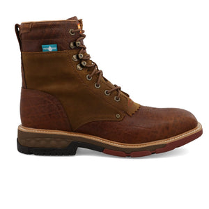 Twisted X Men's 8" - CellStretch Lacer Waterproof Work Boot - Alloy Toe MENS LACEWATRPROOFSAFETY TOETWISTED X BOOTS