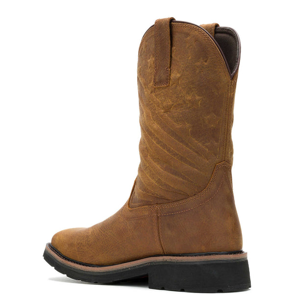 Wolverine Men's - Rancher Flag LX Wellington Western Work Boot - Square Toe