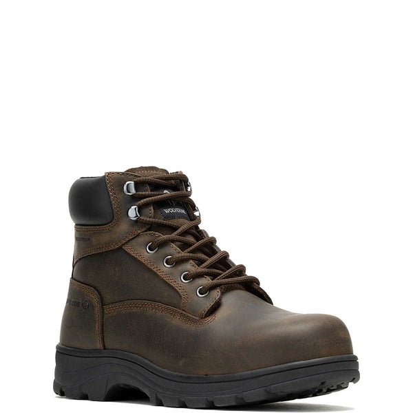 Wolverine Men's - 6" Carlsbad Waterproof Work Boot - Steel - Toe MENS LACEWATRPROOFSAFETY TOEWOLVERINE WORLD WIDE, INC
