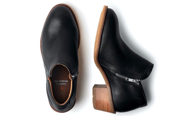 Xena Workwear - Gravity Leather Side Zip Safety Shoe - Steel - Toe WOMENS BOOT LACE STEEL - TOEXENA WORKWEAR