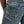 Load image into Gallery viewer, close up of men&#39;s medium wash distressed jeans back left pocket with ivory stitching design
