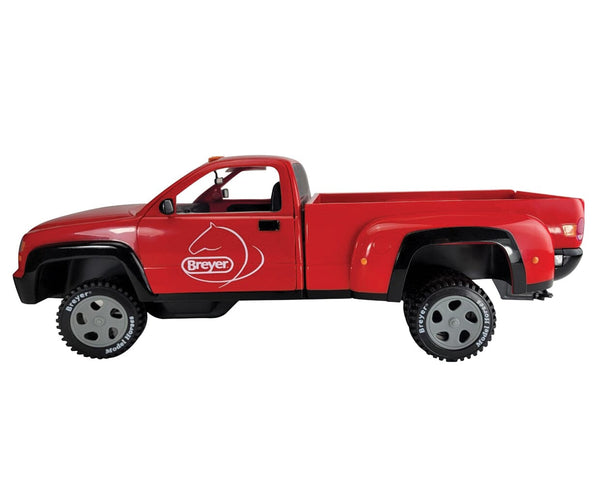 breyer kids toy red dually truck