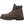Load image into Gallery viewer, alternate side of brown boot with brown laces, gold eyelets, and black upper vamp-heel accent

