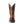 Load image into Gallery viewer, rear view of Brown cowboy boot with dark brown inlays
