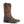 Load image into Gallery viewer, Two toned brown and black cowboy boots with white and blue embroidery 
