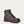 Load image into Gallery viewer, right side view of mens dark brown 6 inch tall lace up work boot with rubber round toe
