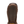 Load image into Gallery viewer, Top view of a brown work boot with yellow lining inside
