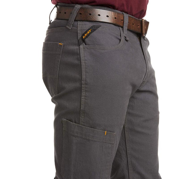 Ariat Men's - Rebar M4 Low Rise DuraStretch Made Tough Straight Leg Pant WORK AP.CARGO CANVASARIAT INTERNATIOINAL INC