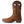 Load image into Gallery viewer, side view of distressed brown pull on western boot with embroidered rustic American flag on front and back of shaft
