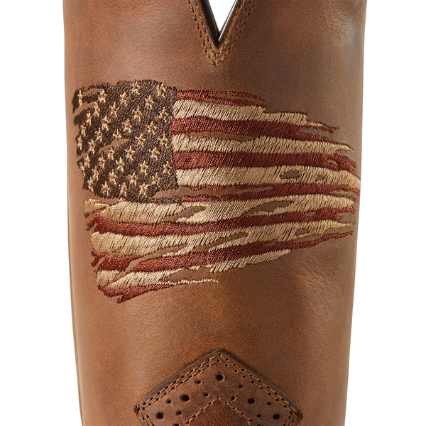 Ariat Men's Roughstock Patriot Western Boot - Square Toe MENS WESTERN SQUARETOEARIAT INTERNATIONAL, INC.