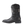 Load image into Gallery viewer, side view of black camo cowboy boot with American flag patch on the front
