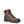 Load image into Gallery viewer, right side view of mens distressed brown 6 inch tall lace up work boot with rubber round toe
