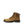 Load image into Gallery viewer, side view of light brown work boot with suede inlay and black soles
