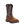 Load image into Gallery viewer, cowboy boot with black shaft with red and white embroidery and brown vamp
