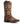 Load image into Gallery viewer, dark brown cowgirl boot with light brown inlays and light brown embroidery 
