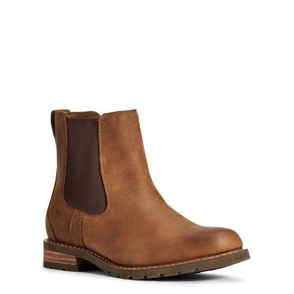 slip on brown boot