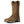 Load image into Gallery viewer, angled view of high top pull on light brown work boot with white embroidery 
