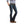 Load image into Gallery viewer, woman from chest down wearing red and blue plaid and dark blue jeans
