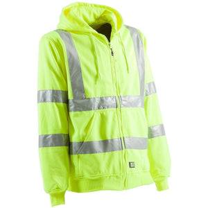 reflective yellow and silver safety jacket