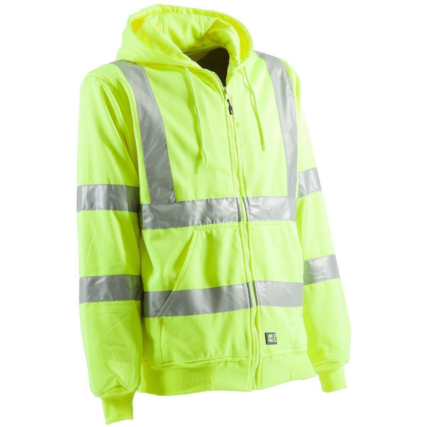 Berne Apparel Men's Hi-Visibility Lined Hooded Sweatshirt ME.AP.OUTERWEAR HI VISABILBERNE APPAREL CO.