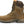 Load image into Gallery viewer, left side view of mens light brown lace up work boots with tan sole and dark brown cushioned ankle cuff
