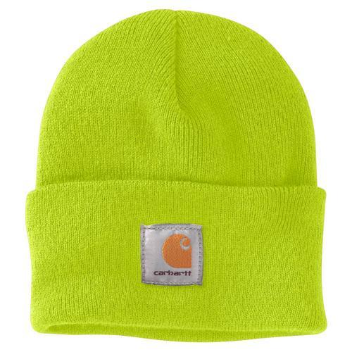 Carhartt Acrylic Watch Hat - Bright Lime WORK AP. HAT KNITCARHARTT, INC.
