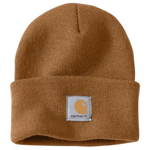 Carhartt Acrylic Watch Hat - Brown WORK AP. HAT KNITCARHARTT, INC.