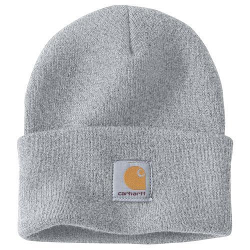 Carhartt Acrylic Watch Hat - Heather Grey WORK AP. HAT KNITCARHARTT, INC.