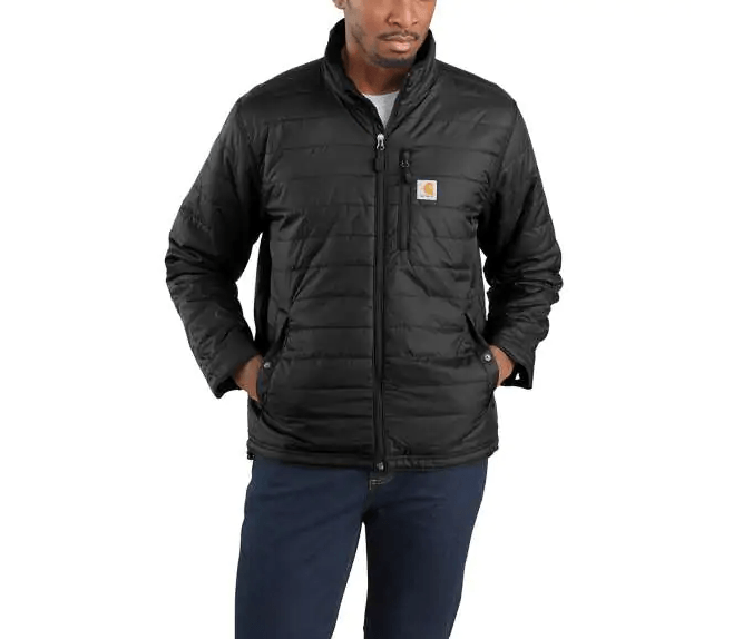 Carhartt Men's - Gilliam Relaxed-Fit Quilted Jacket - Black – Go Boot ...