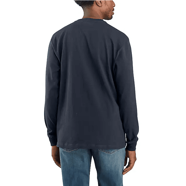 Carhartt Men's - Black Logo Long Sleeve WORK AP. L/S KNIT TSHIRTCARHARTT, INC.