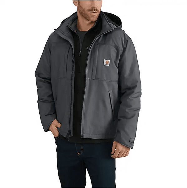 Carhartt Men's - Full Swing Loose Fit Water Repellent Jacket - Shadow Grey WORK AP.OUTERWEAR INSULATEDCARHARTT, INC.