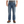 Load image into Gallery viewer, man wearing straight leg light blue jeans
