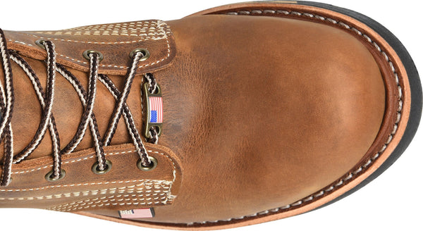 Carolina Men's 6" Ferric EH USA Made Work Boot - Soft Toe MENS BOOTLACE WORKNON - SAFETYCAROLINA SHOE COMPANY