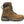 Load image into Gallery viewer, right side view of mens light brown lace up work boots with tan sole and dark brown cushioned ankle cuff

