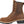 Load image into Gallery viewer, side view of hightop brown boot with high heel and black sole
