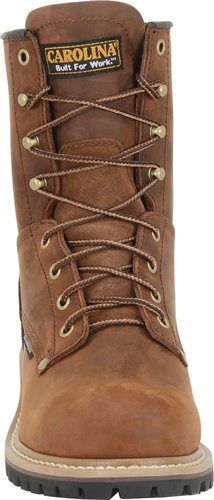 Carolina Men's - 8" ELM Distressed Waterproof Logger - Soft Toe MENS LACEWATERPRF NON- SAFETYCAROLINA SHOE COMPANY