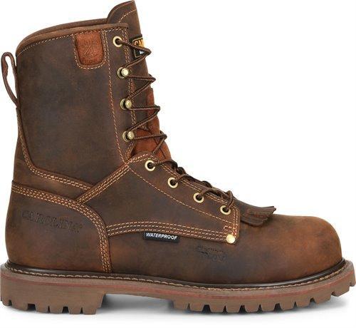 Carolina Men's 8" Leather Waterproof Work Boot - Composite Toe MENS LACEWATRPROOFSAFETY TOECAROLINA SHOE COMPANY