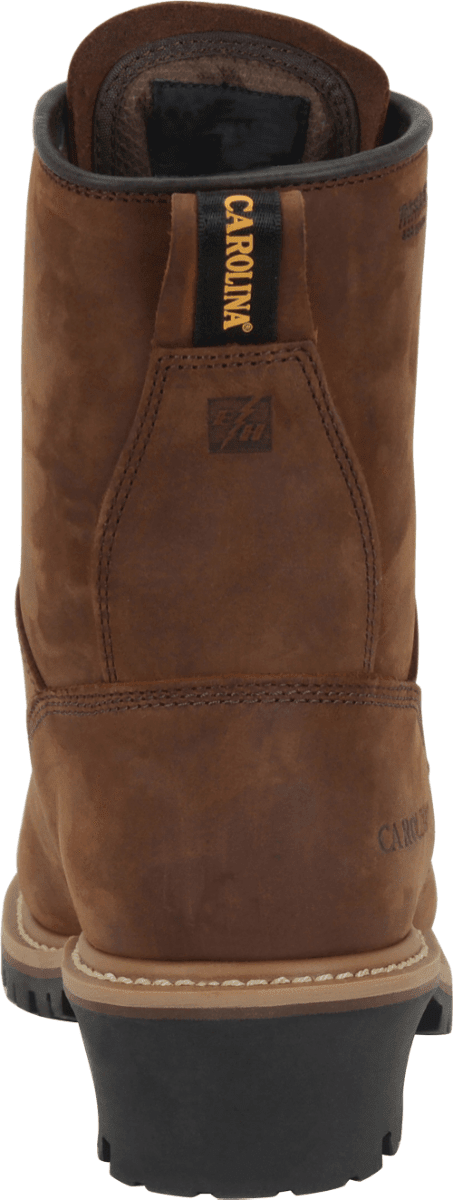 Carolina Men's 8" Waterproof Insulated Logger - Round Non-Safety Toe MENS LACEINSULATEDNON-SAFETYCAROLINA SHOE COMPANY