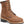 Load image into Gallery viewer, high top brown work boot with dark brown sole and gold eyelets 
