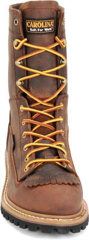 Carolina Men’s - 8” Waterproof Lace–To-Toe Logger - Steel Toe MENS LACEWATRPROOFSAFETY TOECAROLINA SHOE COMPANY