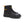 Load image into Gallery viewer, mid top black leather work boot with Caterpillar logo on side
