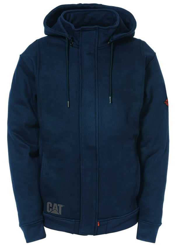 Caterpillar Men's Fire Resistant Full Zip Sweatshirt with Removable Hood ME.AP.FLAME RESISTANTSUMMIT RESOURCE INTERNATI