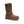 Load image into Gallery viewer, angled view of high top dark tan pull on leather work boot with round toe
