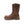 Load image into Gallery viewer, side view of high top dark tan pull on leather work boot with round toe
