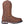 Load image into Gallery viewer, side view of high top pull on leather work boot with cowboy boot style accents and round toe
