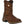 Load image into Gallery viewer, children&#39;s cowboy boot with brown and white embroidery and pull holes
