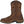 Load image into Gallery viewer, alternative side view of children&#39;s cowboy boot with brown and white embroidery and pull holes
